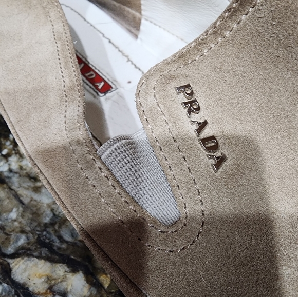 Tan Prada Slip ons - Picture 8 of 8